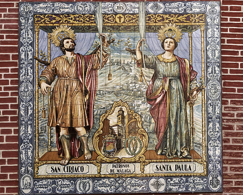Patrons of Málaga – Plaza Mártires, Málaga, Andalucía, Spain