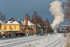 Scheineinfahrt im Bahnhof Thalheim/Erzgeb.