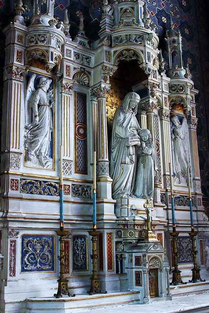 Retable et autel - Cathédrale Saint-Louis à La Rochelle