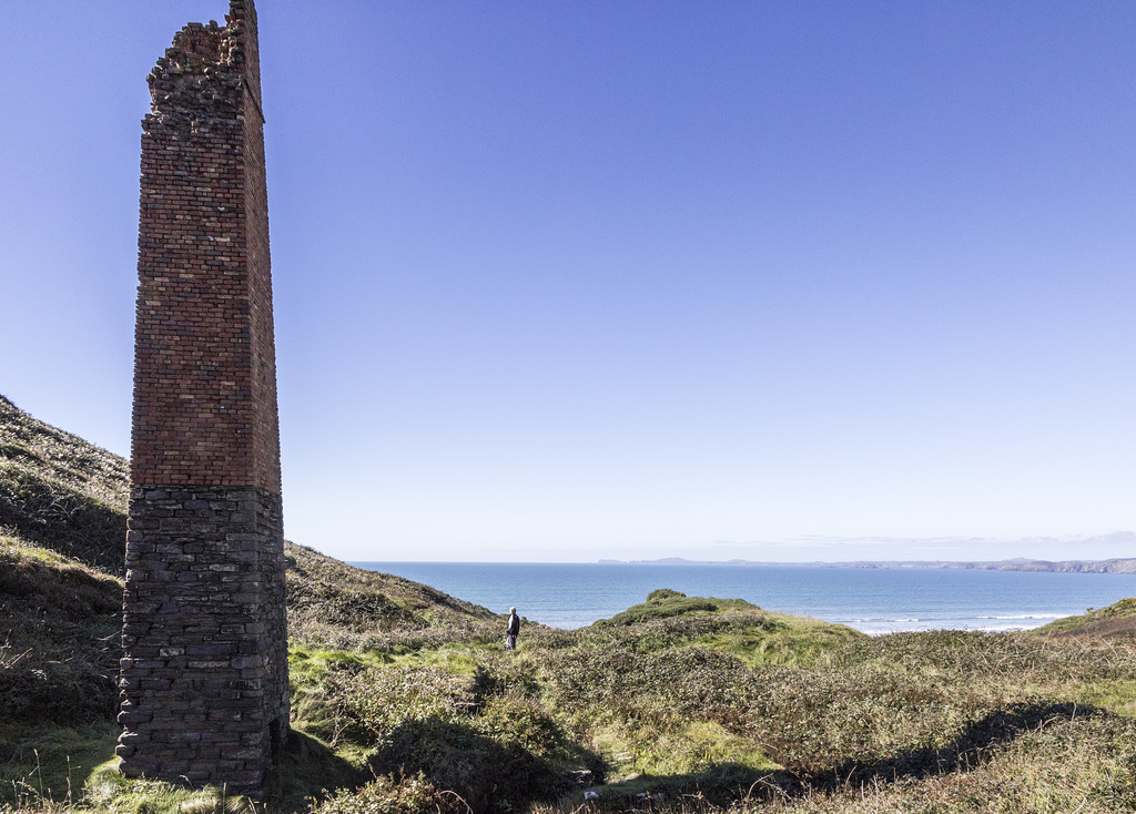 Trefrane Cliff Colliery chimney 4