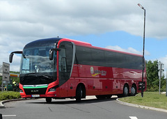Adria Holiday, Hungary RKW 693 at Peterborough Service Area (UK) - 1 Jul 2019 (P1020886)