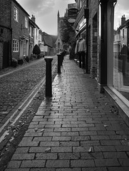 View in B&W along Upper Church Lane