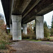 Autobahnbrücke Waldbach der A535 (Wülfrath) / 15.01.2022