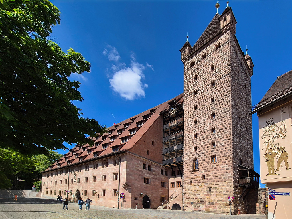 Kaiserburg Nürnberg - Luginsland und Kaiserstallung