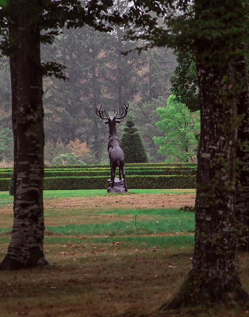 le parc du château des Creusettes - la Chapelle du Chatelard - Ain