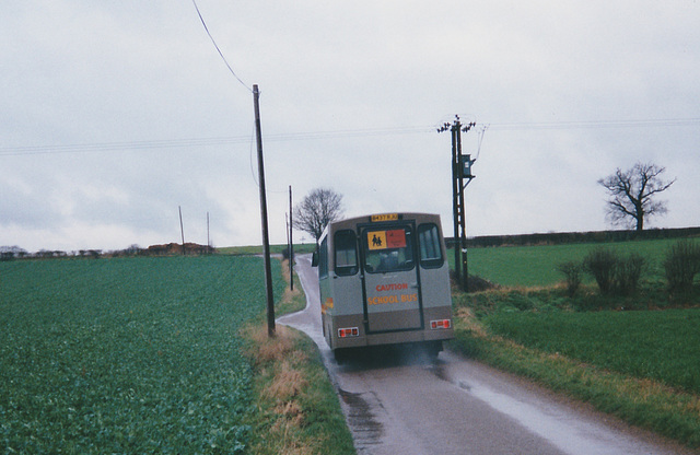 Sworders B437 RJU near Aston - Mar 1998 Sworders B437 RJU near Aston - Mar 1998