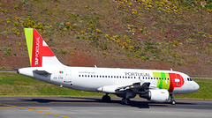 TAP Air Portugal Airbus A319-111 CS-TTP Josefa de Obidos in Madeira