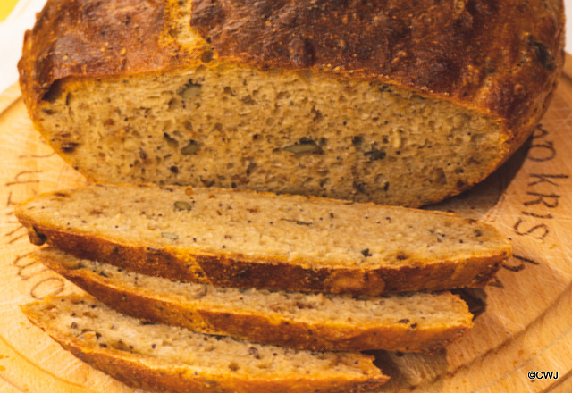 Sourdough with Pumpkin seeds