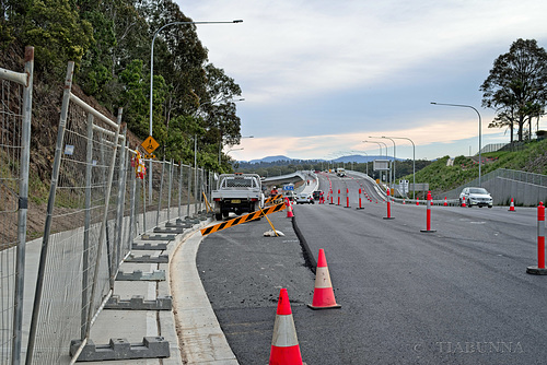 Finishing roadworks