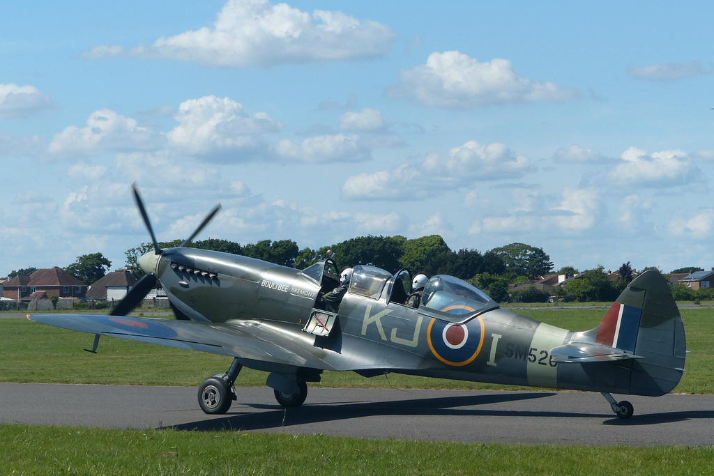 Spitfire G-ILDA at Solent Airport (4) - 3 June 2018