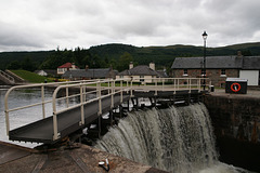 Lock Gates On The Caledonian Canal