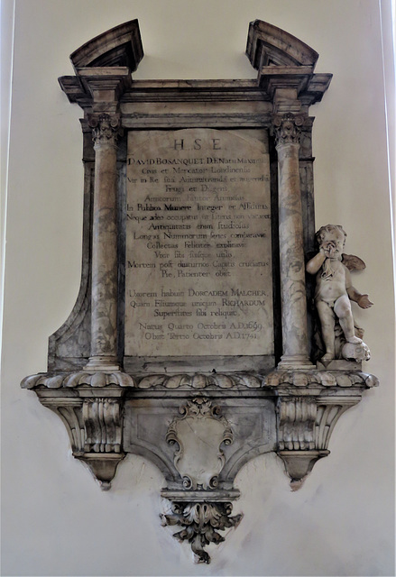 south woodford church, redbridge, london (40) c18 tomb of david bosanquet +1741