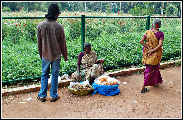 Peanut seller