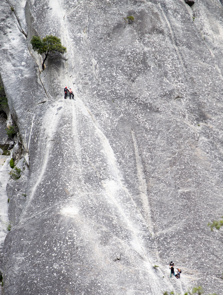 Yosemite Awahnee rock climbers (#0562)