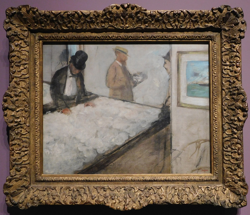 Cotton Merchants in New Orleans by Degas in the Metropolitan Museum of Art, December 2023