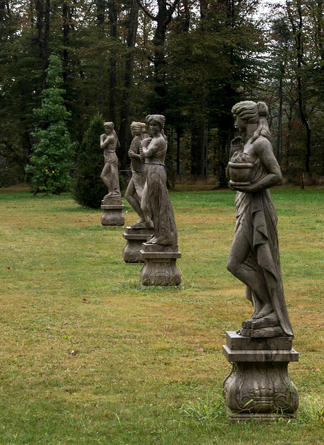 le parc du château des Creusettes - la Chapelle du Chatelard - Ain