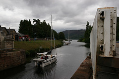 Boat On The Caledonian Canal