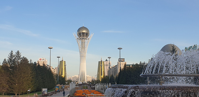 Baiterek Tower and its Egg