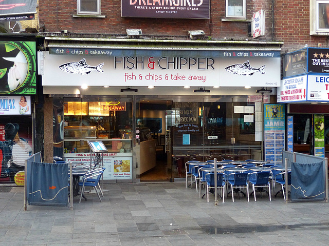 Fish & Chipper, Cranbourn Street - 14 April 2018