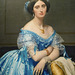 Detail of the Portrait of the Princess de Broglie by Ingres in the Metropolitan Museum of Art, February 2019