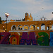 Mexico, The Sign of the City of Izamal