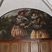 Wall Painting in Anti Room, Ground Floor, Little Castle, Bolsover Castle, Derbyshire