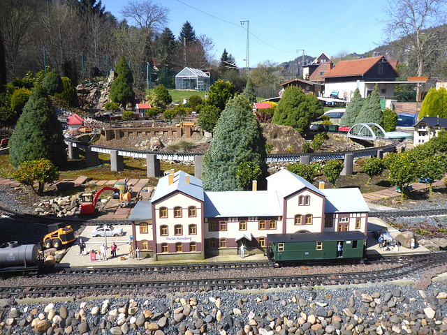 Eisenbahnwelten im Kurort Rathen/Sachsen - 2.4.2016