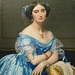 Detail of the Portrait of the Princess de Broglie by Ingres in the Metropolitan Museum of Art, February 2019