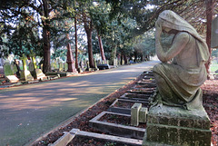 st. marylebone / east finchley cemetery, london