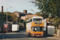 GM Buses 8091 (BVR 91T) in Rochdale - 18 Oct 1991
