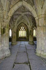 Valle Crucis Abbey -The Chapter House.