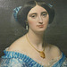 Detail of the Portrait of the Princess de Broglie by Ingres in the Metropolitan Museum of Art, February 2019