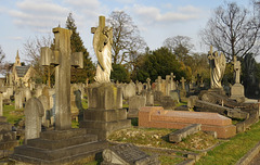 st. marylebone / east finchley cemetery, london