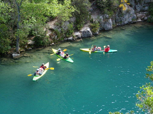 les gorges du Verdon (vue partielle)