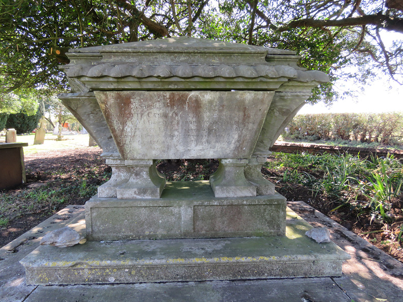 bayford church, herts, c18 tomb of charles ceasar + 1740 (1)