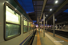 The last photo of the day, just before leaving the city by train The last photo of the day, just before leaving the city by train