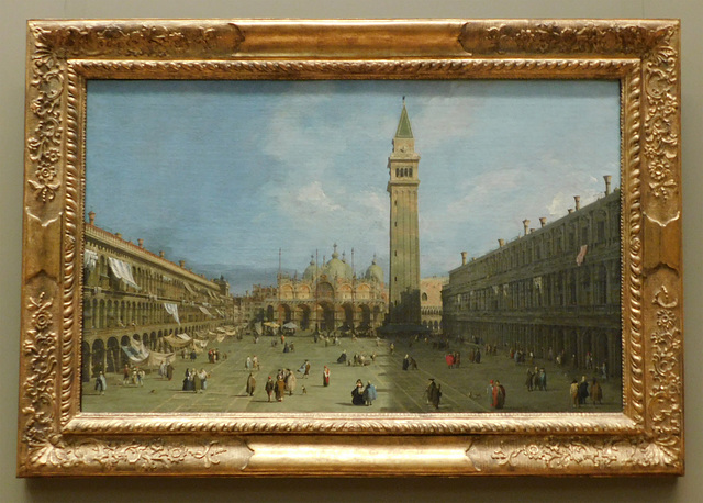 Piazza San Marco by Canaletto in the Metropolitan Museum of Art, January 2020