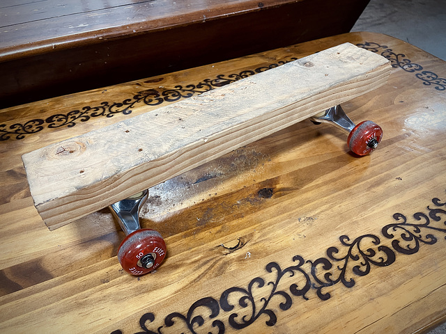 Worst skate board ever.
