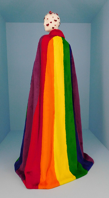 Cape by Burberry in the Metropolitan Museum of Art, August 2019