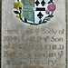 south woodford church, redbridge, london (55) c18 tomb of john child +1701