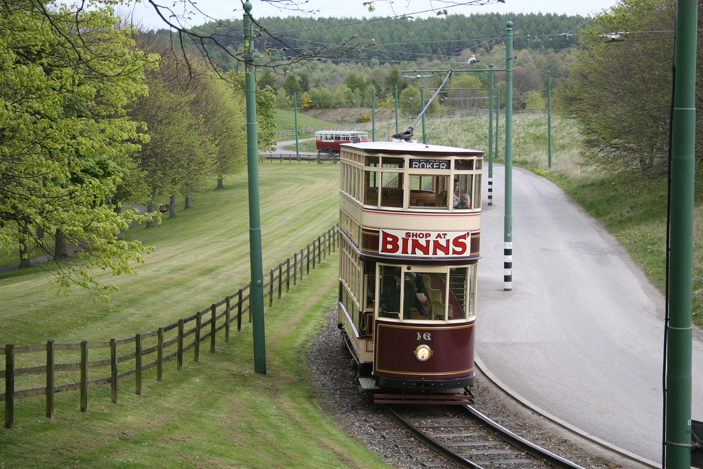 Tram No.16 at Beamish Museum 9th April 2017