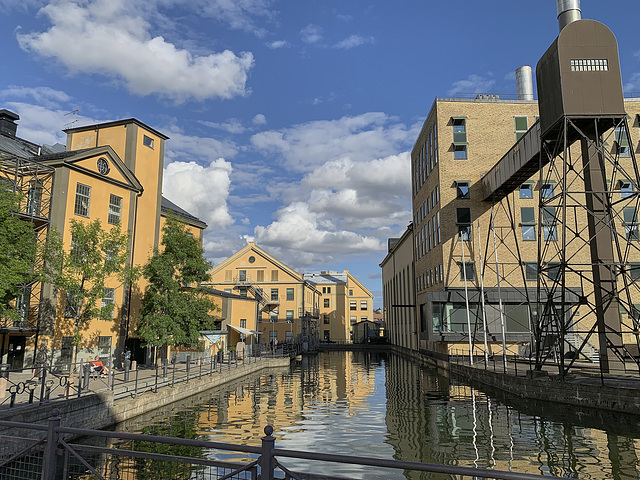 Norrköping, redeveloped industrial buildings