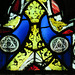 great dunmow church, essex,late c14 canopy glass with birds