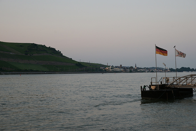 Looking Across The Rhein To Rudesheim