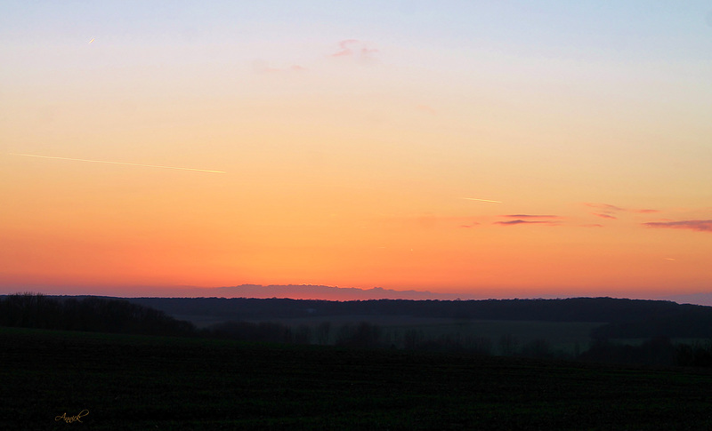 Quel beau coucher de soleil !
