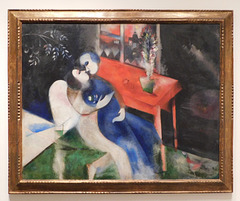 The Lovers by Chagall in the Metropolitan Museum of Art, January 2019
