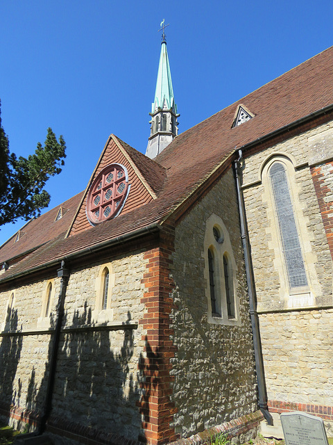 bayford church, herts, c19 by woodyer 1870-1