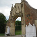 madingley hall, cambs  (1) c15 and c18 archway, built 1470 for old university schools at cambridge, rebuilt by essex 1758