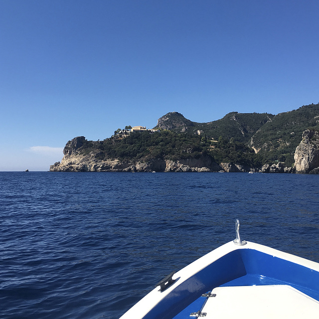 Along the coast of Paleokastritsa.