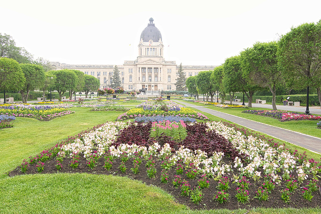 Legislative Building-foggy morning